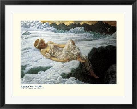 Framed Art Heart of Snow by Edward Robert Hughes | 23 1/2 x 31 1/2