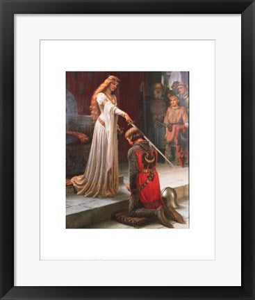 Framed Art The Accolade by Edmund Blair Leighton | 20 x 16