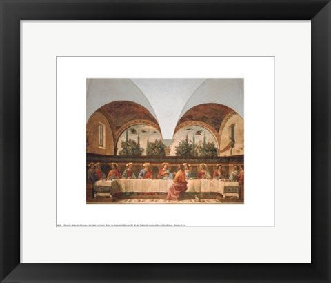 Framed Art Last Supper by Domenico Ghirlandaio | 11 x 14