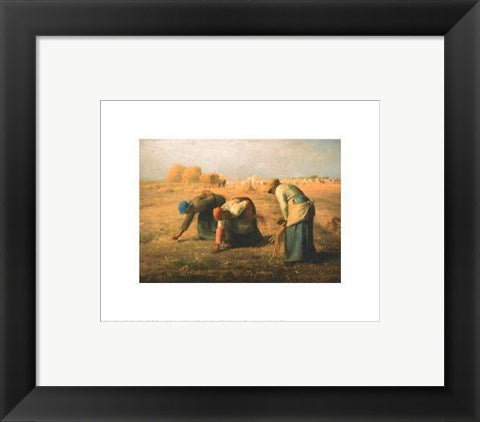 Framed Art The Gleaners by Jean-Francois Millet | 8 x 10