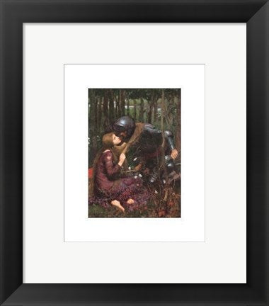Framed Art La Belle Dame Sans Merci | John William Waterhouse 10 x 8