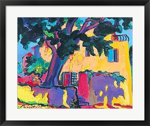 Framed Art A Shady Corner by Gerry Baptist | 20 x 24