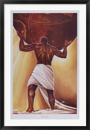 Framed Art Power of Man by WAK - Kevin A. Williams | 36 x 24