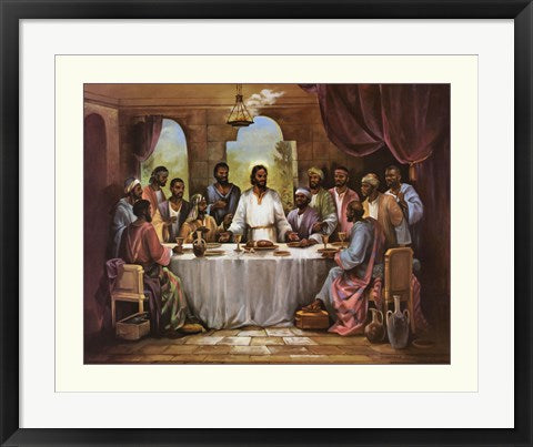 Framed Art The Last Supper by Quintana | 21 7/8 x 28
