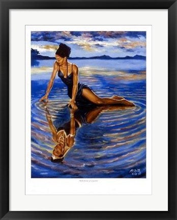 Framed Art Reflections of a Queen by A.C. Smith | 24 x 18