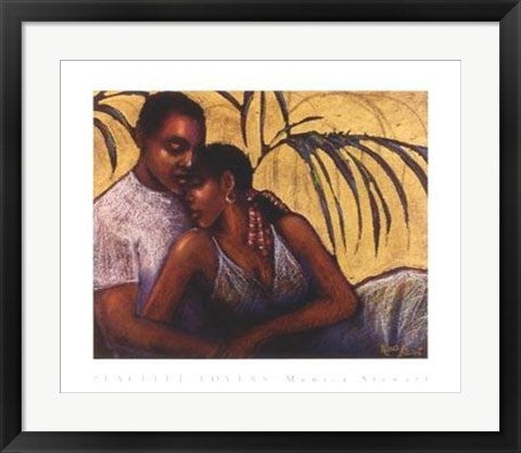 Framed Art Peaceful Lovers by Monica Stewart | 20 x 24