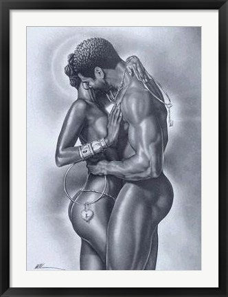 Framed Art Lock & Key X-Change by WAK - Kevin A. Williams | 32 x 24
