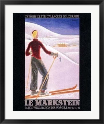 Framed Art Le Markstein 28 x 22