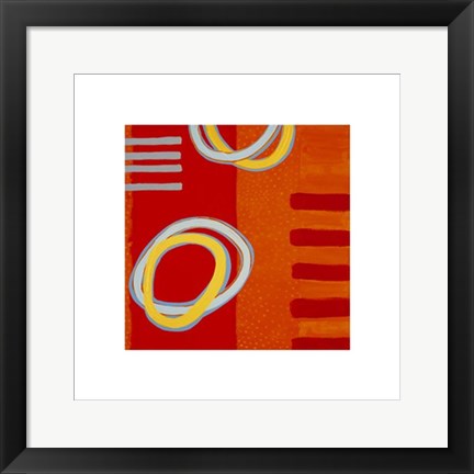 Framed Art Russian Rings by Lee Crew | 15 3/4 x 15 3/4