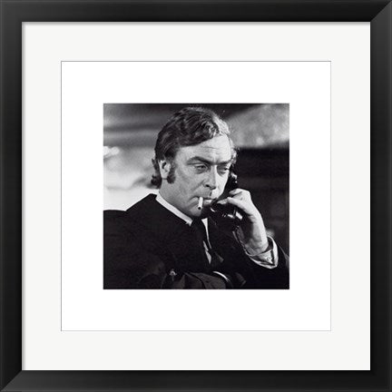 Framed Art Michael Caine, Get Carter 15 3/4 x 15 3/4