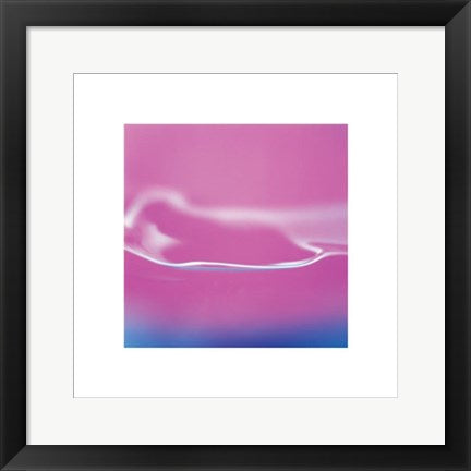 Framed Art Pink Abstract by Masaaki Kazama | 15 3/4 x 15 3/4