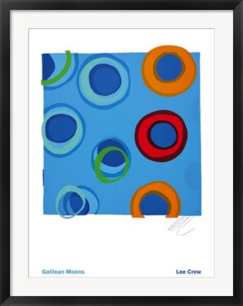 Framed Art Galilean Moons by Lee Crew | 31 ½ x 23 ½