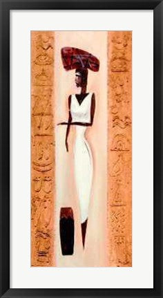 Framed Art Nubile Nubian I by Alfred Gockel | 27 1/2 x 12