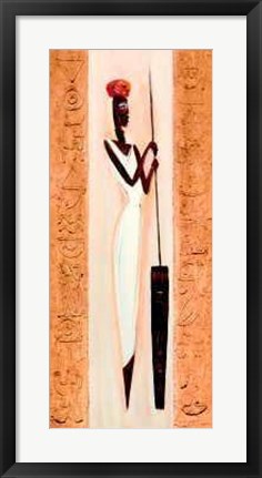 Framed Art Nubile Nubian II by Alfred Gockel | 27 1/2 x 12