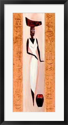 Framed Art Nubile Nubian III by Alfred Gockel | 27 1/2 x 12