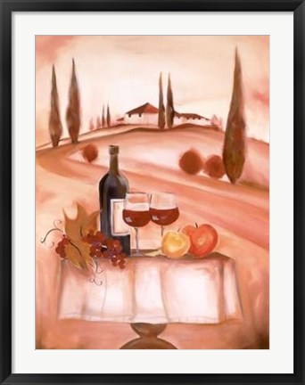 Framed Art Italian Red by Alfred Gockel | 31 1/2 x 23 3/4