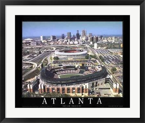 Framed Art Atlanta, Georgia - Turner Field by Mike Smith | 22 x 28