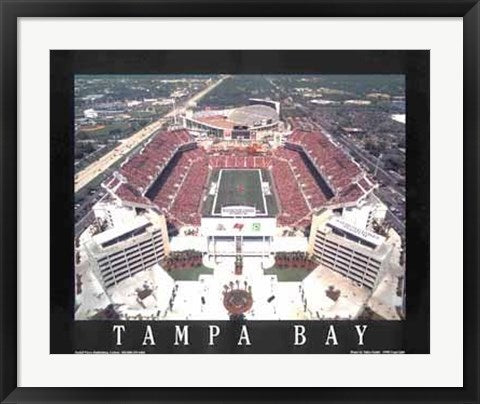 Framed Art Tampa Bay, Florida - Raymond James Stadium by Mike Smith