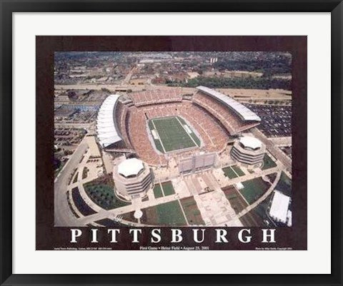 Framed Art Pittsburgh, Pennsylvania - Heinz Field (Steelers) by Mike Smith