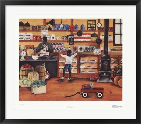 Framed Art Two Scoops and a Refund by Annie Lee | 22 x 26