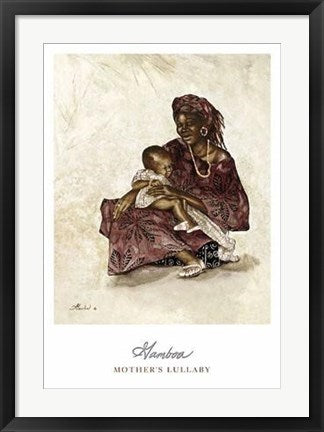 Framed Art Mother's Lullaby by Consuelo Gamboa | 20 x 26
