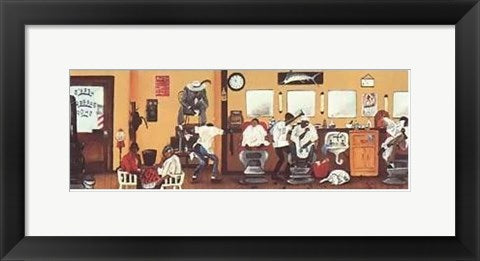 Framed Art Spit Shine and Finger Weave by Annie Lee | 9 ½ x 19 ¾