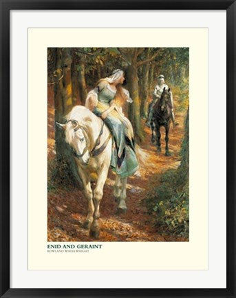 Framed Art Enid and Geraint by Roland Wheelwright | 31 1/2 x 23 1/2