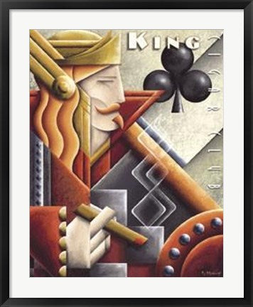 Framed Art King Cigar Club by Michael Kungl | 30 x 24