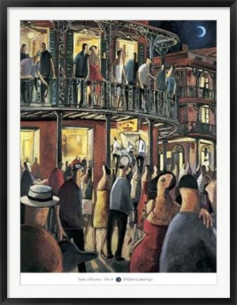 Framed Art New Orleans - Do It by Didier Lourenco | 47 x 35