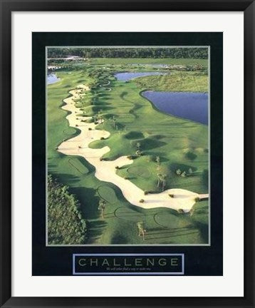 Framed Art Challenge - Golf II 28 x 22