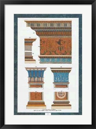 Framed Art Capitals, Columns, Cornices & Pilasters by Michael Pergolesi