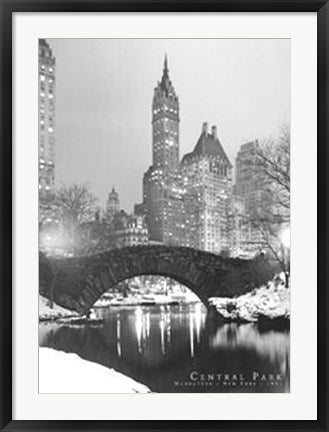 Framed Art Central Park, 1961 34 x 24