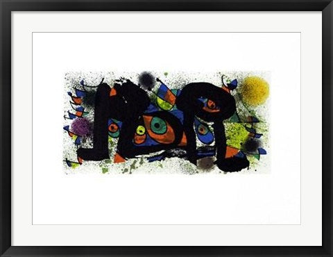 Framed Art Sculpture II by Joan Miró | 21 1/2 x 29 3/4