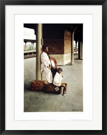 Framed Art Station Stop by Jose A. Sebourne | 27 x 20