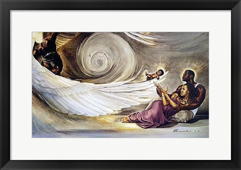 Framed Art Heaven Sent (medium) by WAK - Kevin A. Williams | 12 x 20