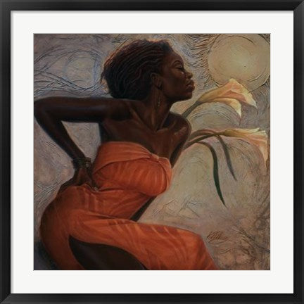 Framed Art African Lilies by WAK - Kevin A. Williams | 28 x 26 1/2