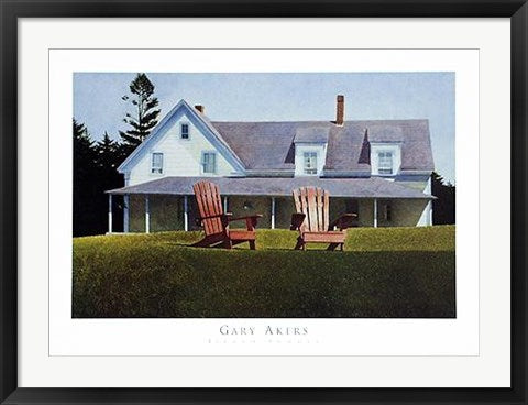 Framed Art Island Summer by Gary Akers | 23 x 32