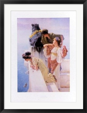 Framed Art A Coign of Vantage by Lawrence Alma-Tadema | 30 x 22