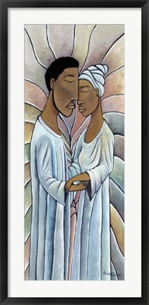 Framed Art Spiritual Embrace by Nathaniel Barnes | 28 1/4 x 14 7/8