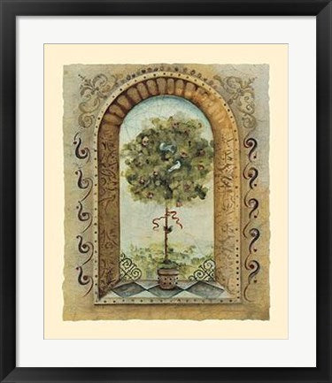 Framed Art Topiary Fresco I by Cheri Blum | 24 x 20