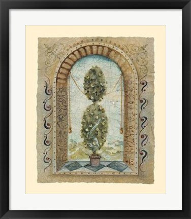 Framed Art Topiary Fresco II by Cheri Blum | 24 x 20