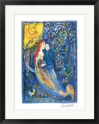 Framed Art Wedding by Marc Chagall | 24 x 18