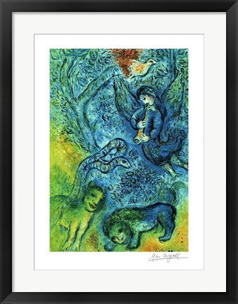 Framed Art Magic Flute by Marc Chagall | 24 x 18