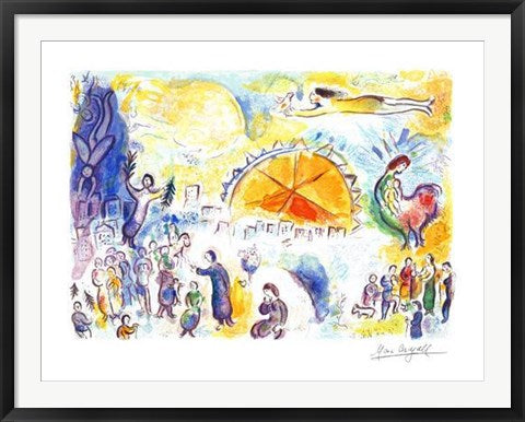 Framed Art Four Seasons by Marc Chagall | 26 1/2 x 39 image