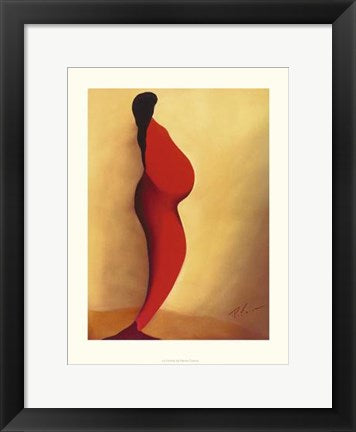 Framed Art La Femme Enceinte by Patrick Ciranna | 15.7 x 11.8