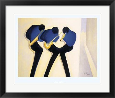 Framed Art The Blues by Patrick Ciranna | 15.7 x 19.7