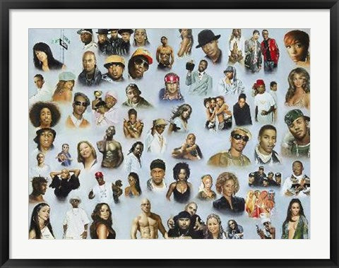 Framed Art Hip Hop and R&B by Andy H. | 27 1/2 x 36