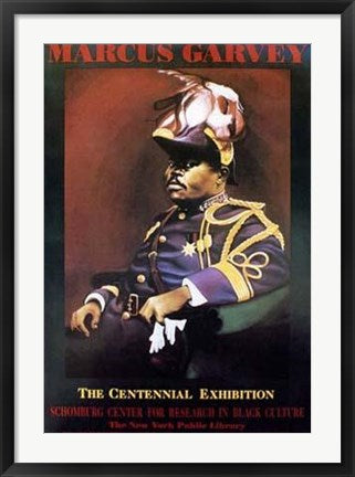 Framed Art Marcus Garvey by Bernard Hoyes | 32 x 22