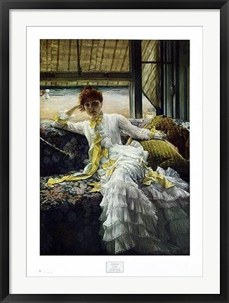 Framed Art Seaside by James Jacques Tissot | 34 x 24 1/4