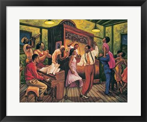 Framed Art Swing Night by Sarah Jenkins | 16 x 20